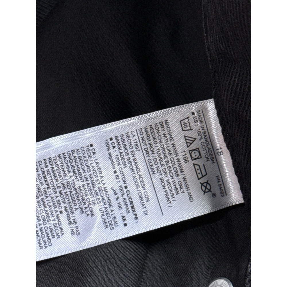 NWT Womens‎ Old Navy High Rise Slouchy Straight Black Jeans Distressed Size 18 - Picture 11 of 14